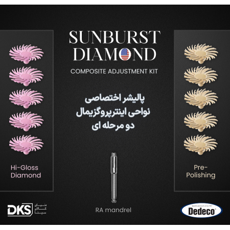 کیت پالیش کامپوزیت 2 Dedeco- SUNBURST Diamond Kit